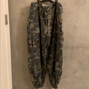Camo cargo pants